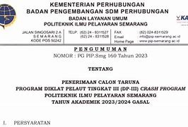 Diklat Pip Semarang 2023